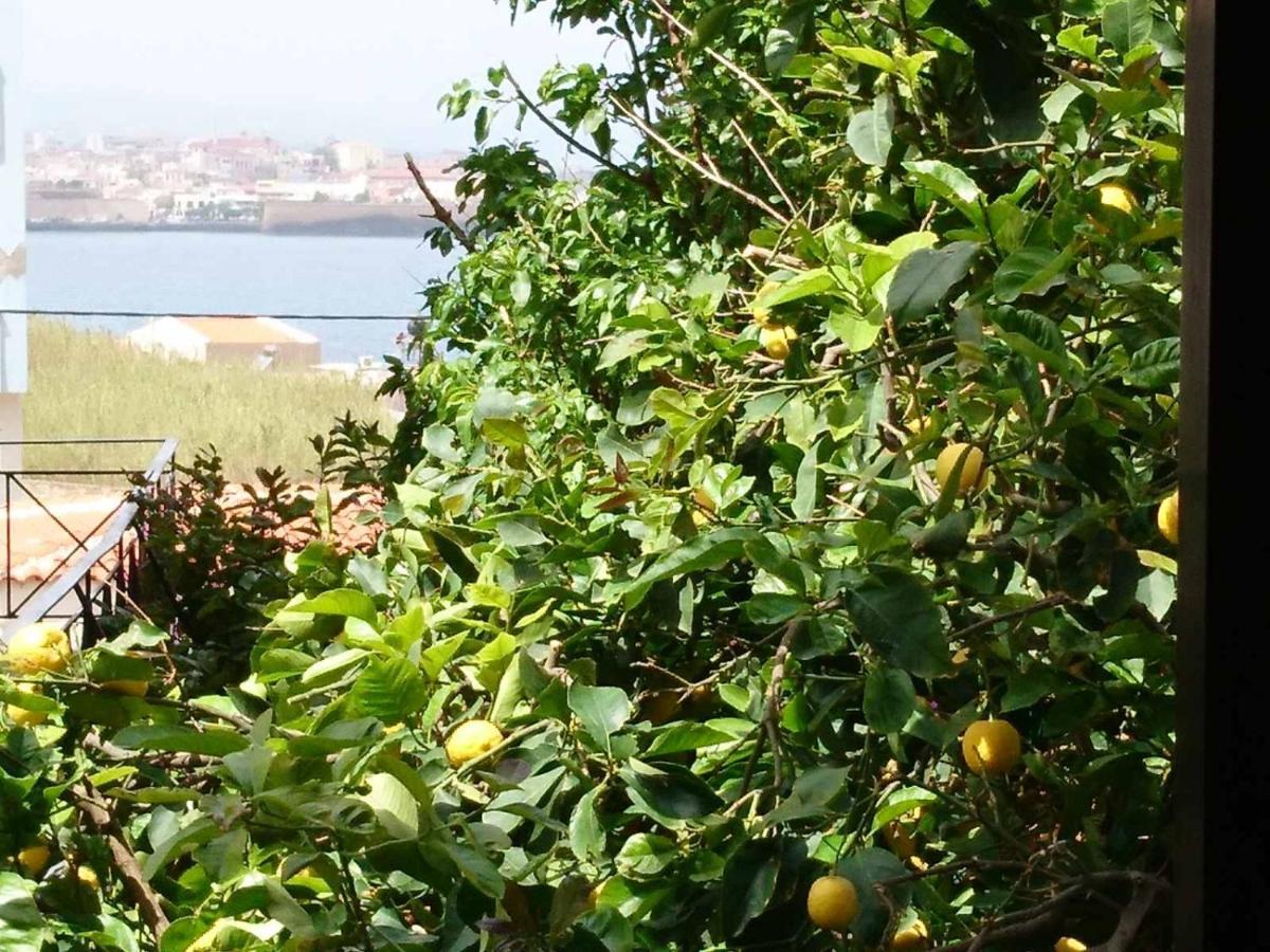 Sunny Family Apartment In Chania Close To The Sea Exterior foto