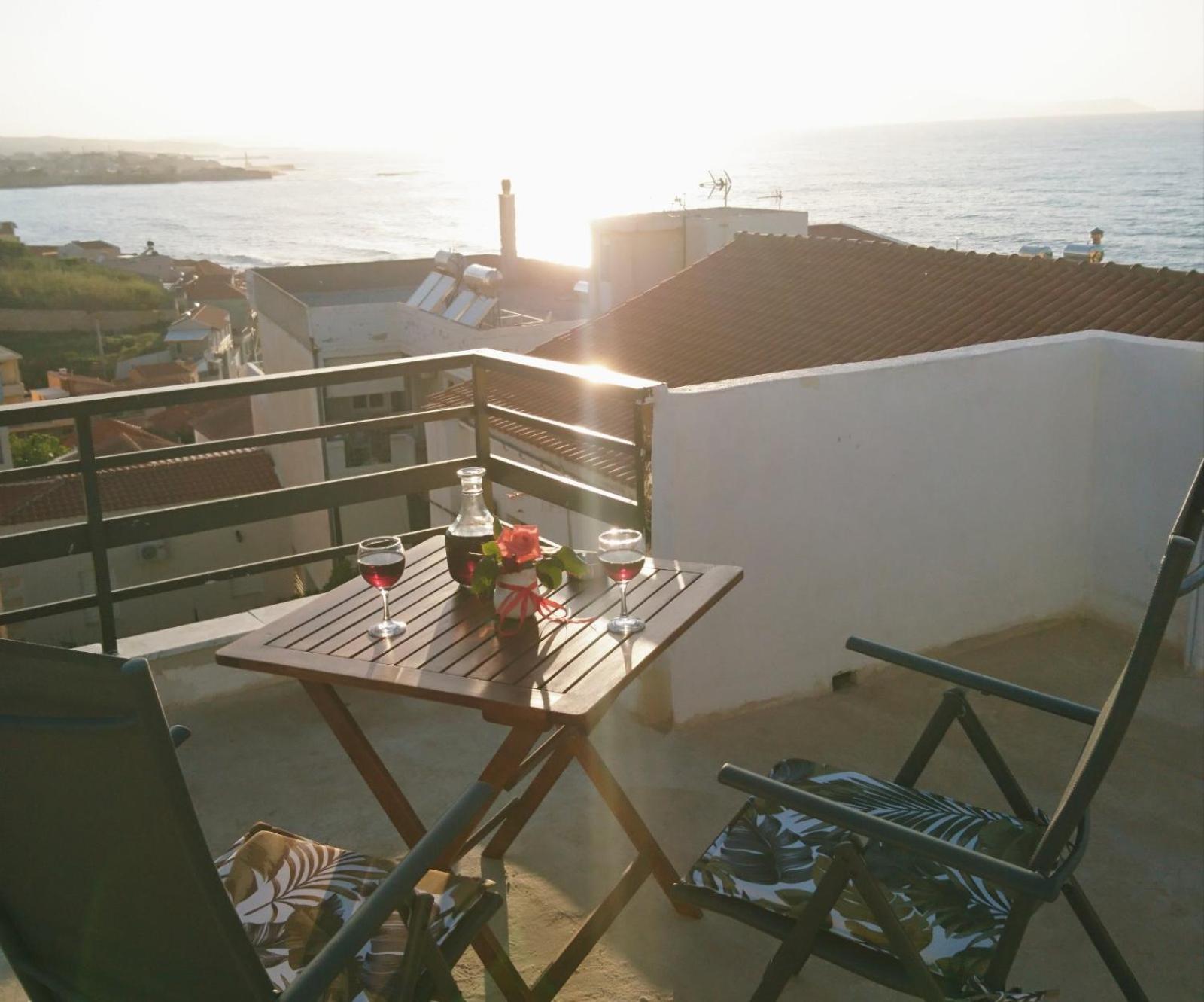 Sunny Family Apartment In Chania Close To The Sea Exterior foto