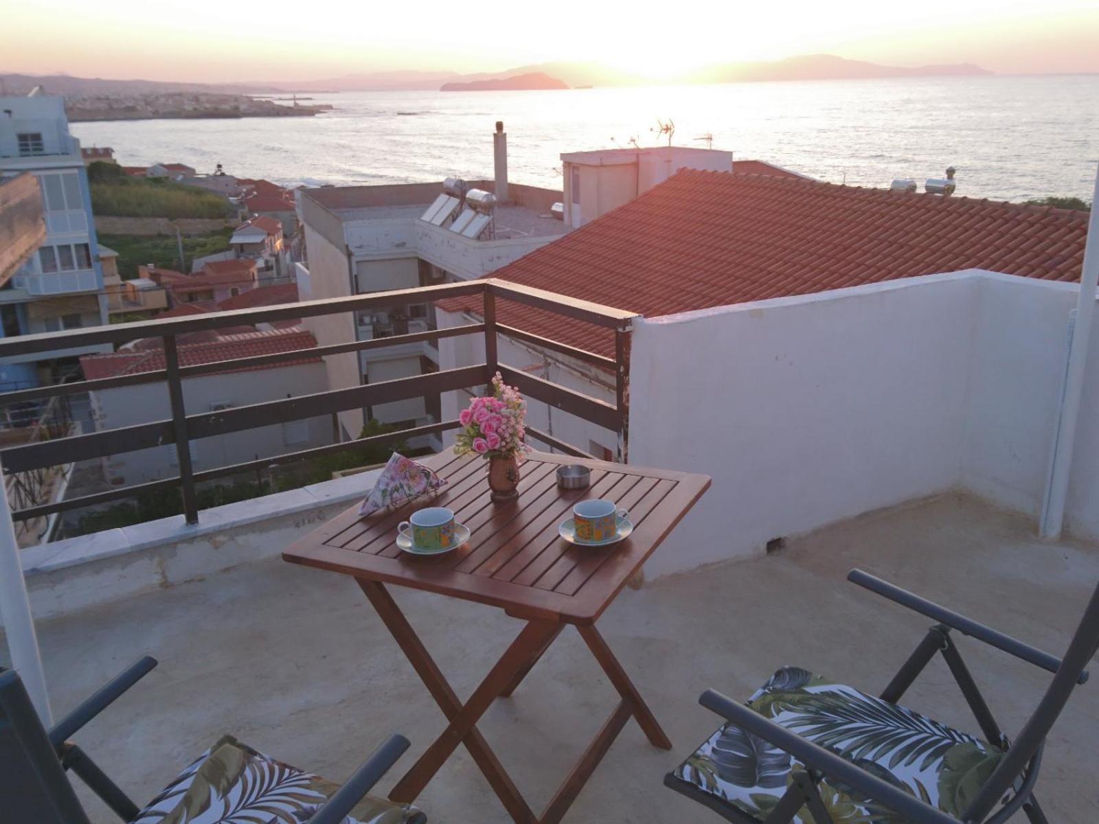Sunny Family Apartment In Chania Close To The Sea Exterior foto